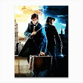 Harry Potter And Fantastic Beasts Canvas Print