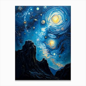 Starry Night 32 Canvas Print