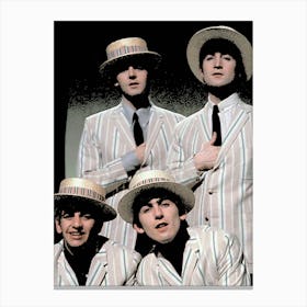 Beatles music band 5 Canvas Print