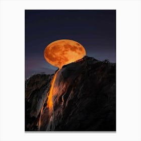 Full Moon Over Yosemite Canvas Print