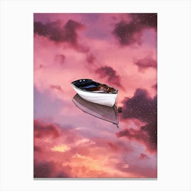 Boat In The Sky Canvas Print