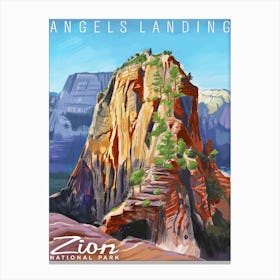 Angels Landing Canvas Print