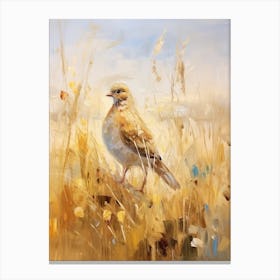 Bird Painting Partridge 4 Canvas Print