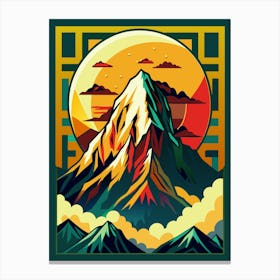 Mountain Print Canvas Print