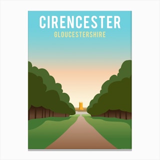 Cirencester Park Canvas Print