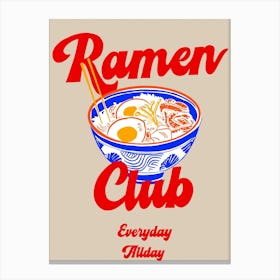 Ramen Club Canvas Print