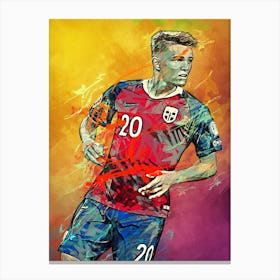 Martin Odegaard Norway Canvas Print