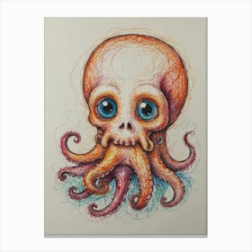 Octopus 16 Canvas Print