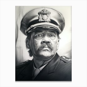 Titanic Sailor Sketch  Canvas Print