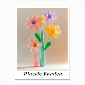 Dreamy Inflatable Flowers Poster Asters 2 Canvas Print