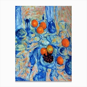 Orange Classic Fruit Canvas Print