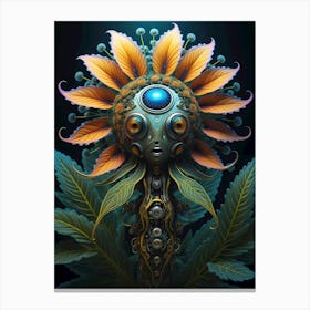 Psychedelic Flower 1 Canvas Print