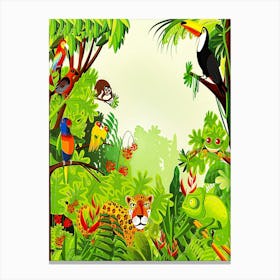 Tropical Rainforest Canvas Print