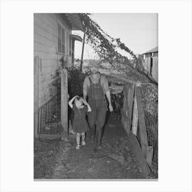Untitled Photo, Possibly Related To John Frost And His Daughter, Mr Frost Is Part Owner Of A 135 Acres Of Semi Margina Canvas Print
