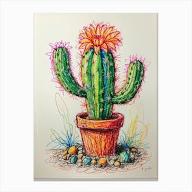 Cactus 10 Canvas Print