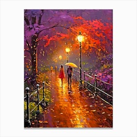 Walk In The Park Canvas Print