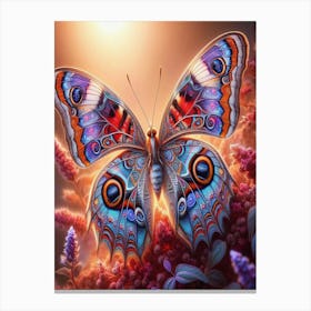 Butterfly In The Sun Canvas Print