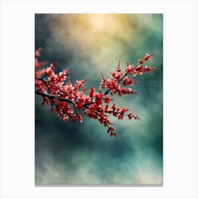 Cherry Blossoms On A Branch Canvas Print