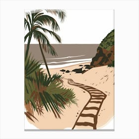 Pathway To The Beach Canvas Print