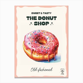 Old Fashioned Donut The Donut Shop 0 Canvas Print