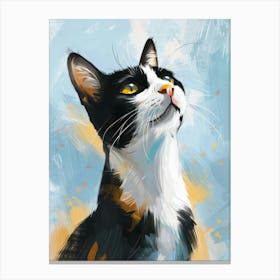 Cat Painting 6 Canvas Print