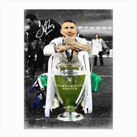 Sergio Ramos Canvas Print