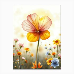 Flower Background Canvas Print