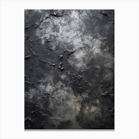 Black Art Textured 5 Canvas Print