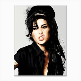 Amy Winehouse 2 Canvas Print