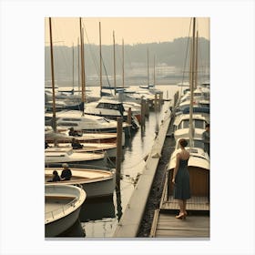 The Old Marina ~Reimagined 28 Canvas Print