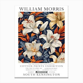 William Morris Cotton Prints Exhibition 13 Canvas Print