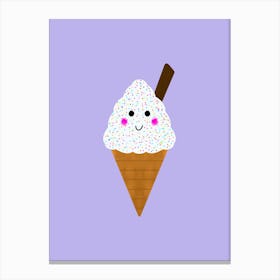 Ice Cream Cone Canvas Print