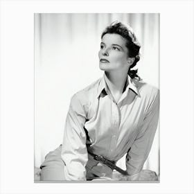 American Actress Katharine Hepburn Canvas Print