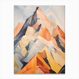 Mount Grosvenor Usa Mountain Painting Canvas Print