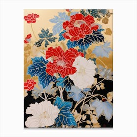 Great Japan Hokusai Japanese Floral 15 Canvas Print