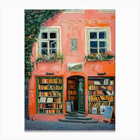 Salzburg Book Nook Bookshop 2 Canvas Print