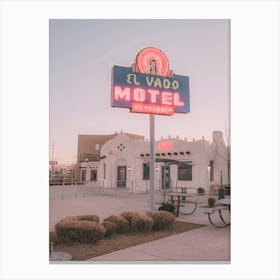 El Vado Motel Route 66 Canvas Print