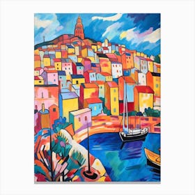 Marseille France 3 Fauvist Painting Leinwandbild