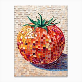 Mosaic Tomato 4 Canvas Print