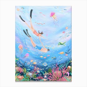 Snorkle Canvas Print