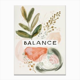 Balance No 4 Canvas Print