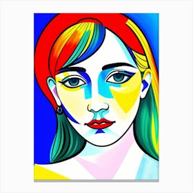 Portrait Of A Woman 10 Canvas Print