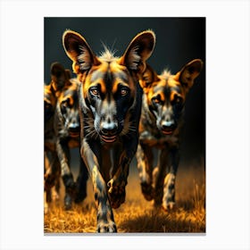 Wild Animal Creative Portrait 38 Canvas Print