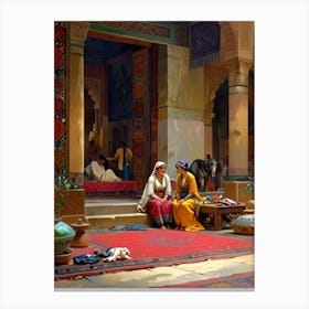 Women In A Room Canvas Print