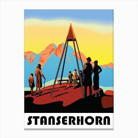 Stanserhorn, Mountain Peak, Switzerland Canvas Print