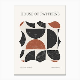 Geometric Pattern Poster 14 Canvas Print