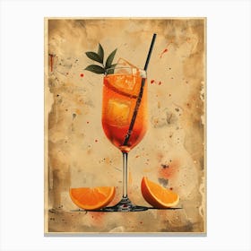 Aperol Spritz Art Print 161 Canvas Print