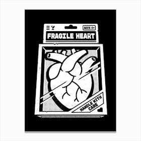 Fragile Heart Canvas Print