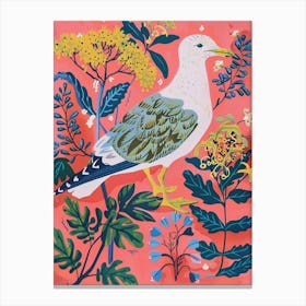 Spring Birds Seagull 2 Canvas Print