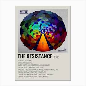 The Resistance 2009 Poster Canvas Print